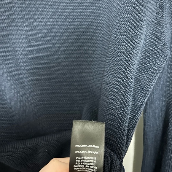 Aritzia Babaton Mesh Navy Sweater - Picture 3 of 4